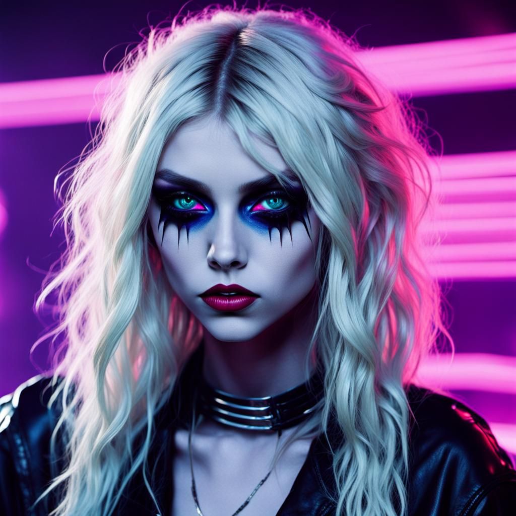 Taylor Momsen as Synthwave Demon Goddess