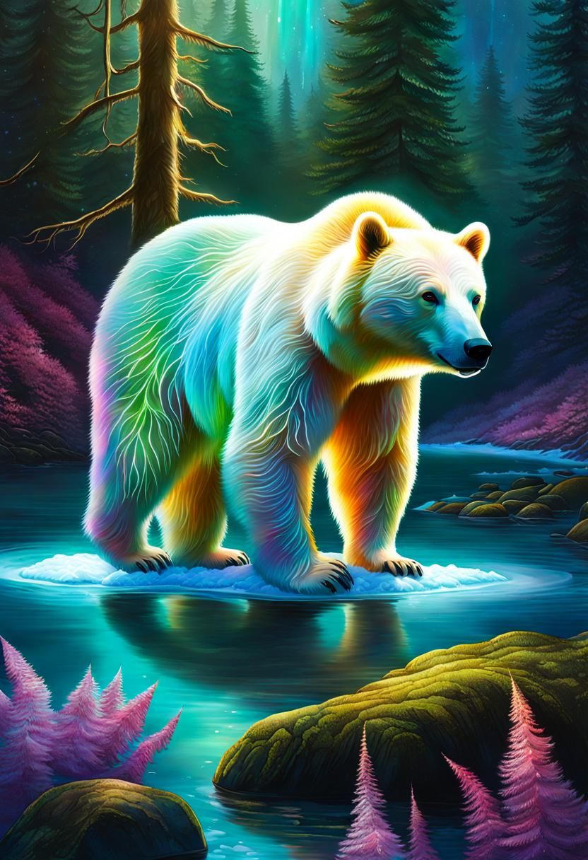 Spirit bear from British Columbia