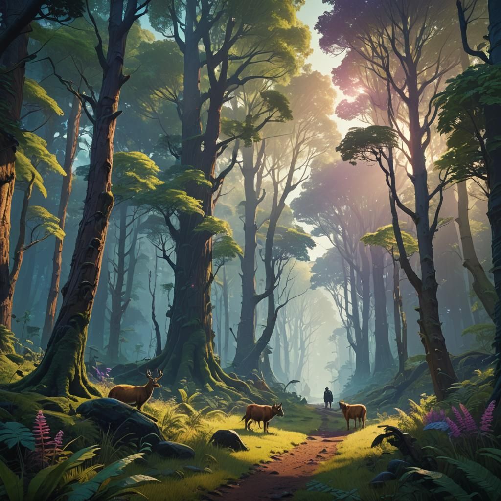 Terra Ultima Animals Roam in Lush Forest
