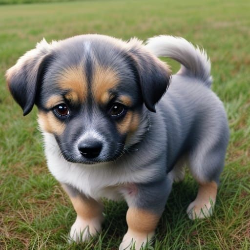 AI Generated Image of a Cute Dog