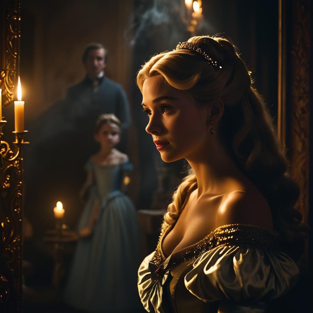 Cinderella's father, trapped in a mirror, reveals the truth ...