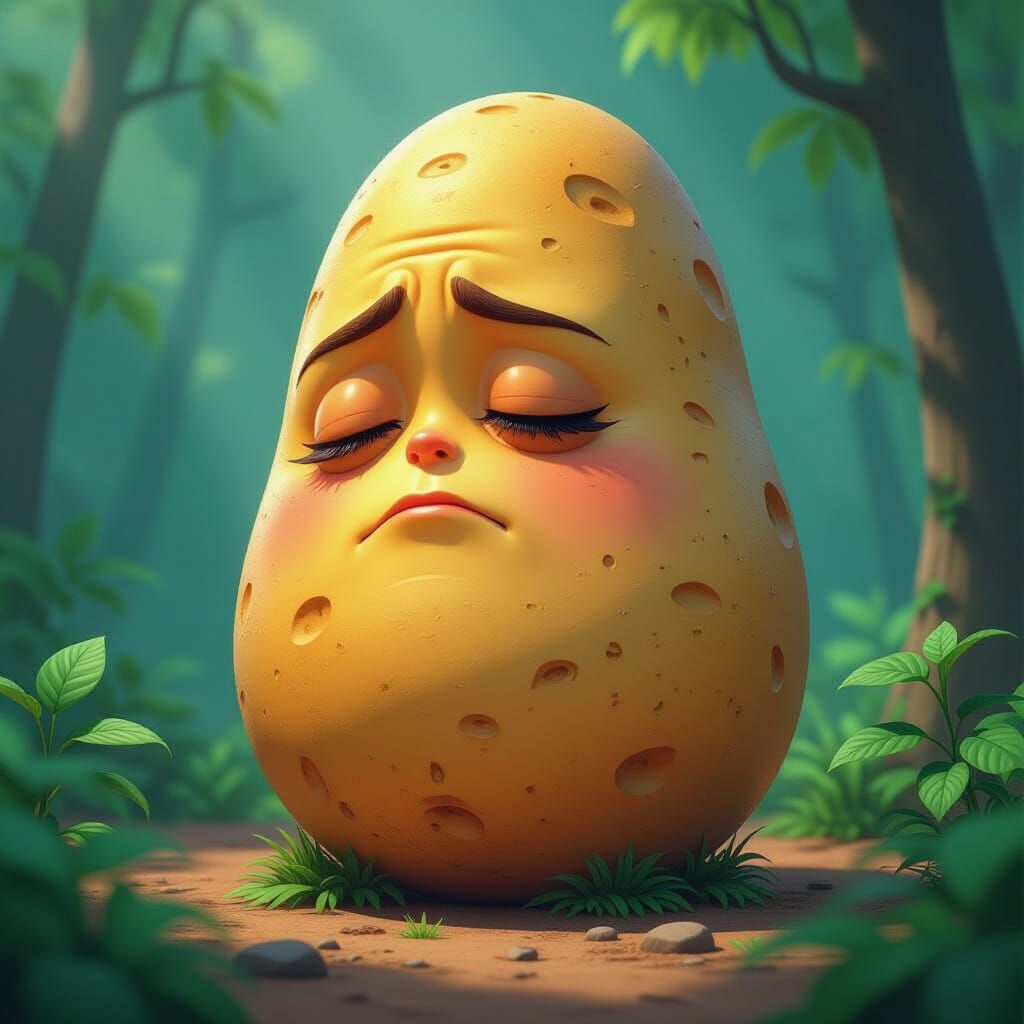 Colossal Sad Potato Concept Art