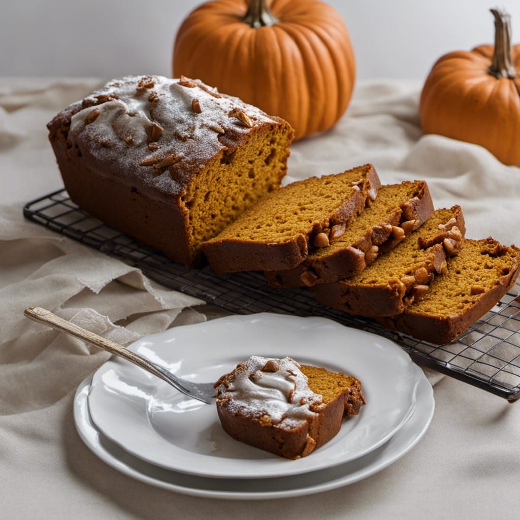 Rococo Pumpkin Bread Still Life