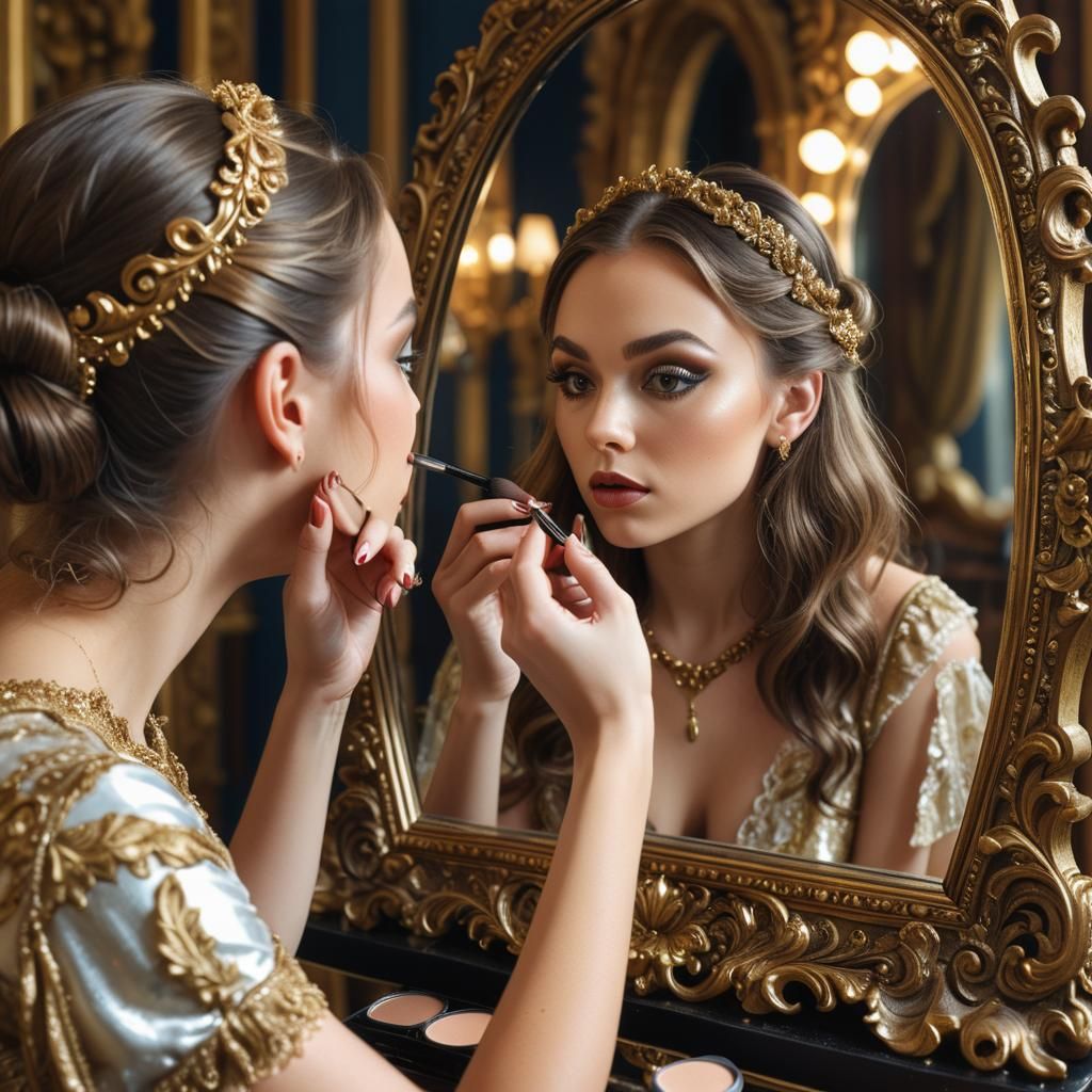 Breathtaking photorealistic closeup photo of Kaylia Cassandr...