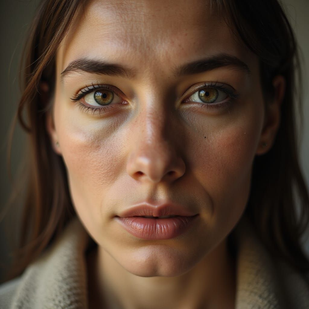 Soulful Portrait in Warm, Cinematic Lighting