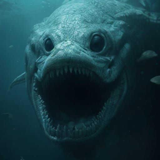 Gargantuan Moray Eel Sea Monster Unleashes Terror