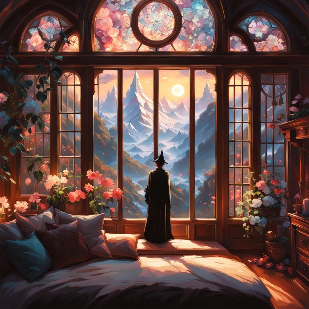 Wizard contemplating coming Spring