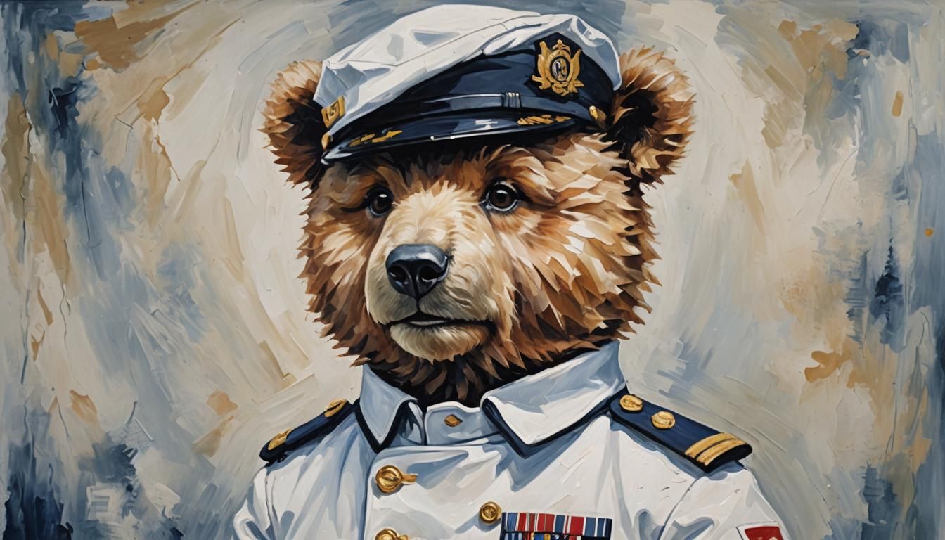 Roger American Navy Themed Teddy (Image 01)