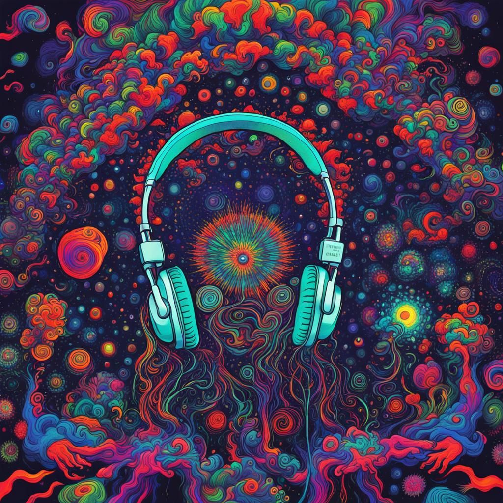 Trippy Hallucinations and Rhythmic Visuals