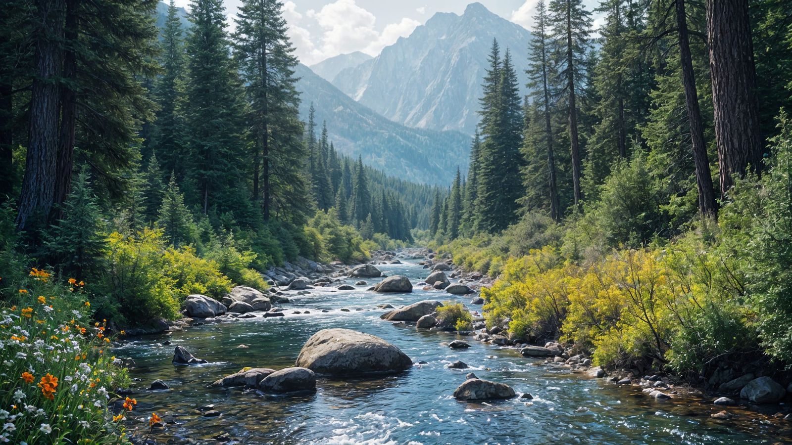 A Rocky Mountain stream.