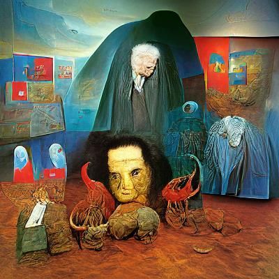 Surrealist Abstract Composition