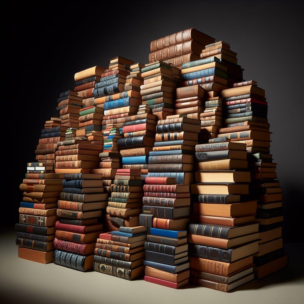 Stack of Books Image