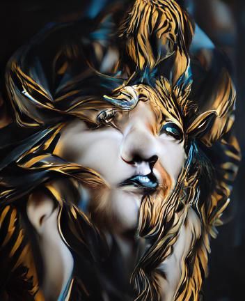 Atalanta Hyperrealistic Acrylic Art in 8k