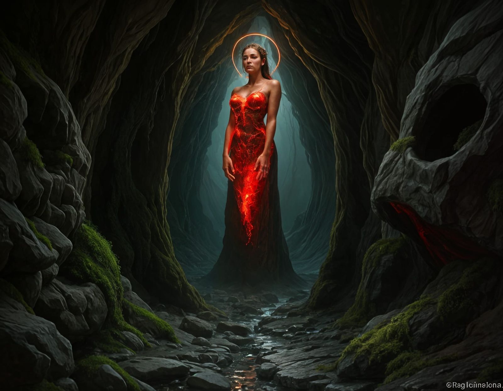 Ancient Cave Maiden Awakens from Crystal Slumber