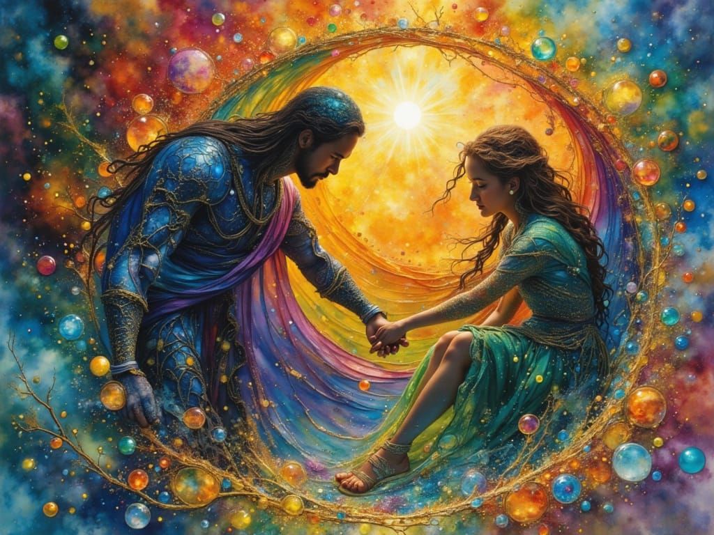 Elegant Cellist in Snowy Landscape, Dark Oil Paint Style