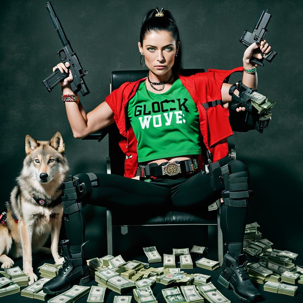 Amazonian Warrior Queen on Throne: Digital Matte Painting