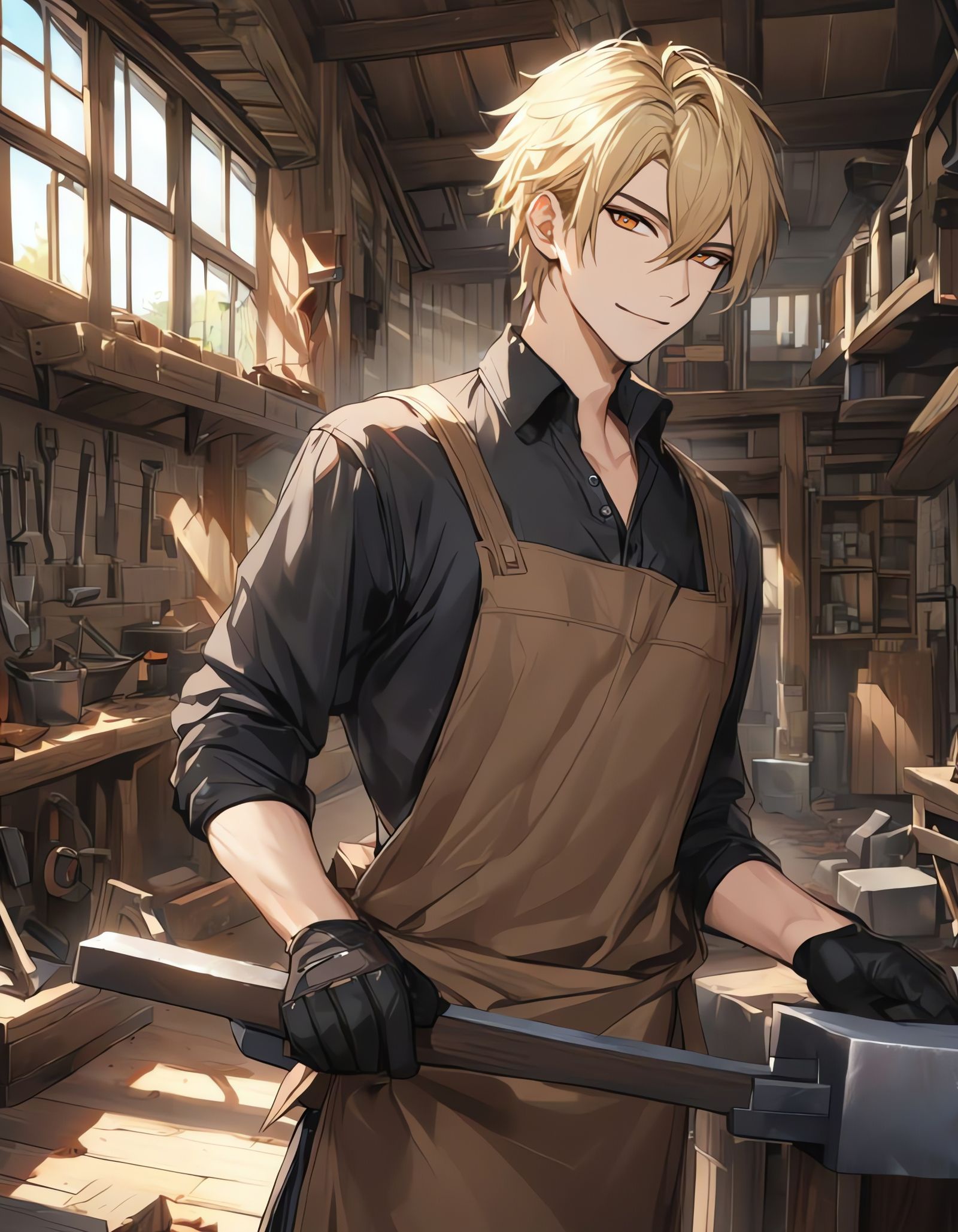 Sculpting Elegance: A Brilliant Blacksmith's Masterpiece