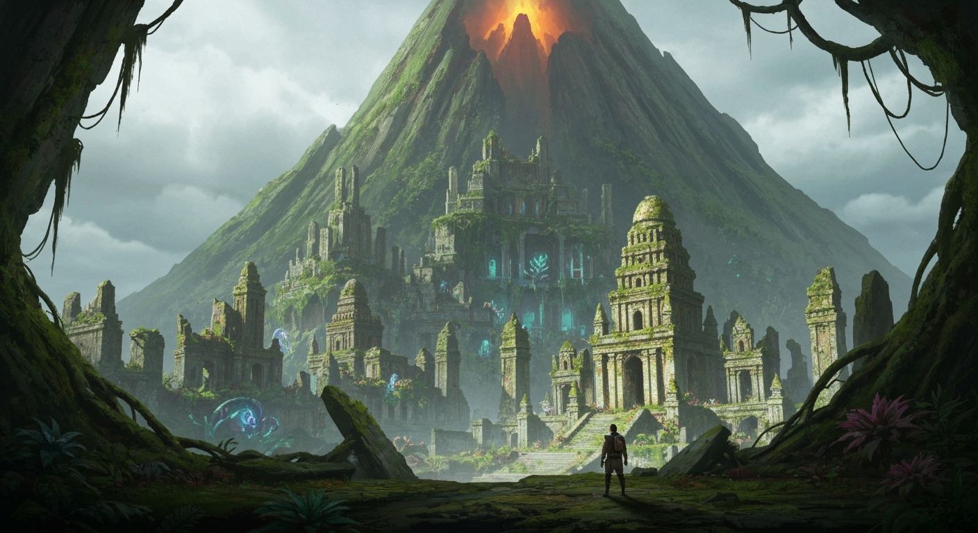 Ancient City Revealed on Dormant Volcano