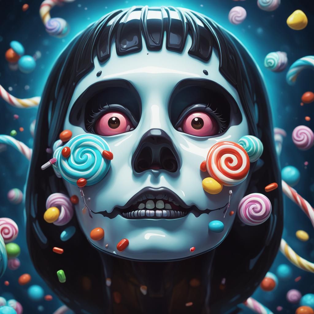 I Have No Mouth: Candy Art Sci-Fi Scene