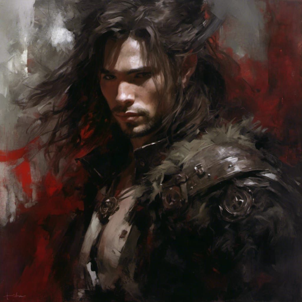 Dunedain Ranger in Middle Earth: Sci-Fi Impasto