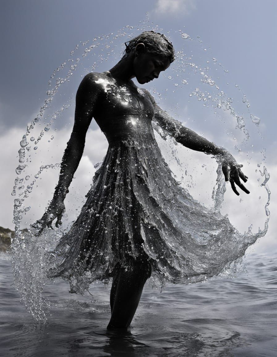 Ethereal Water Dancer in Liquid Form
