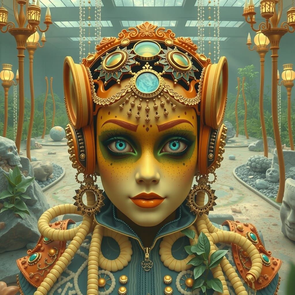 Surreal Ecosystem in Hyperrealistic 3D CGI