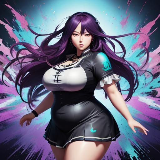 Hyperrealistic Anime Girl Concept Art