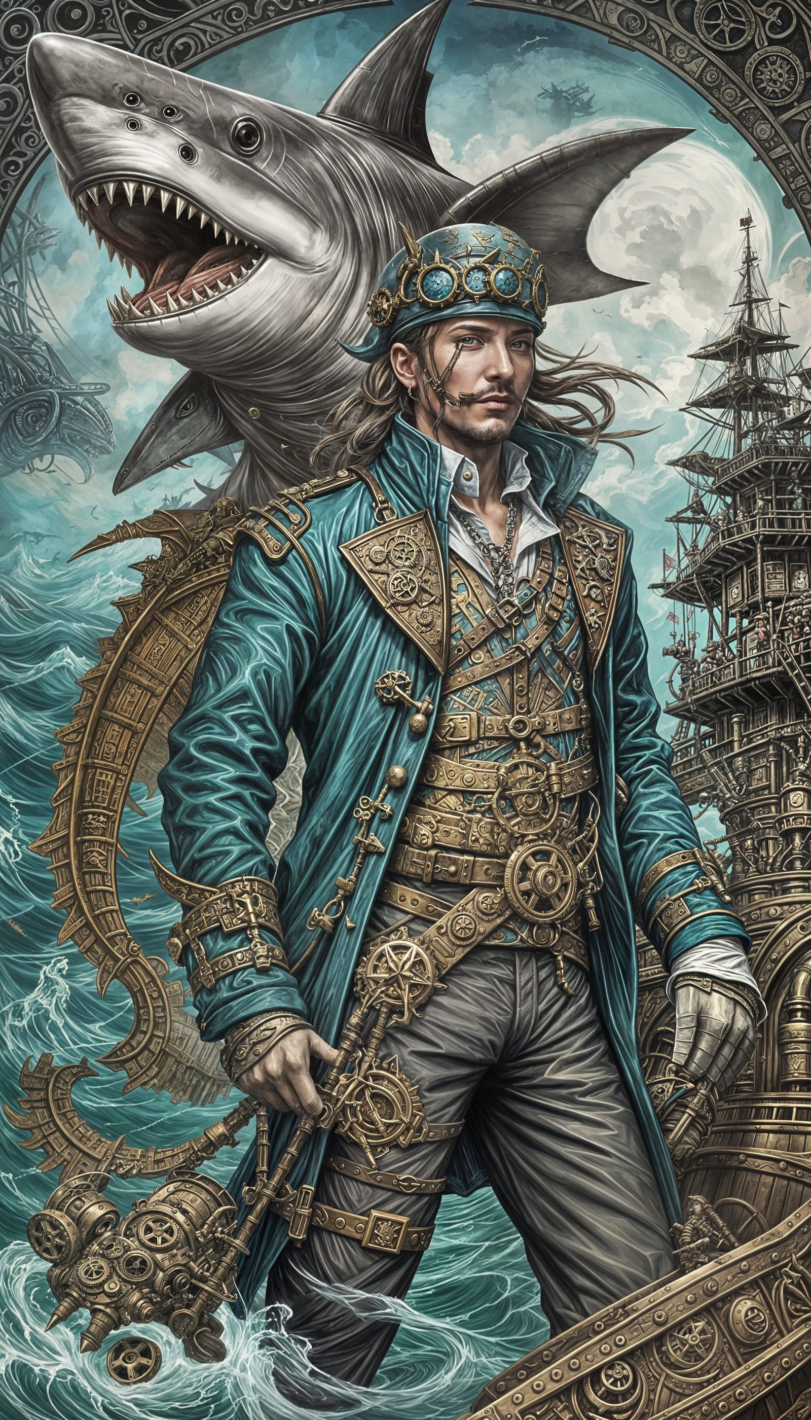 Sky Pirate Captain, Male