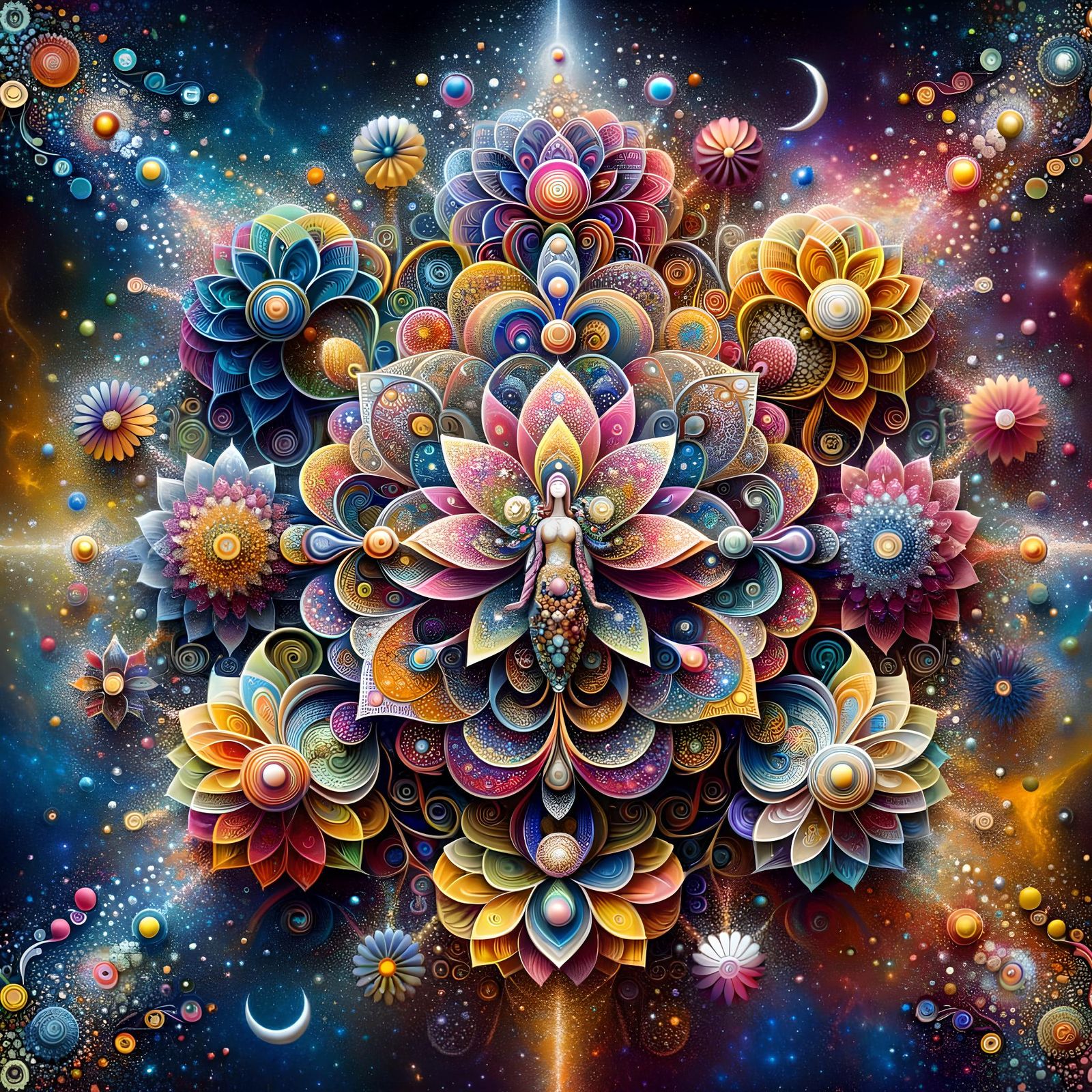 Intricate Sacred Geometry: A Goddess in a Maximalist Univers...