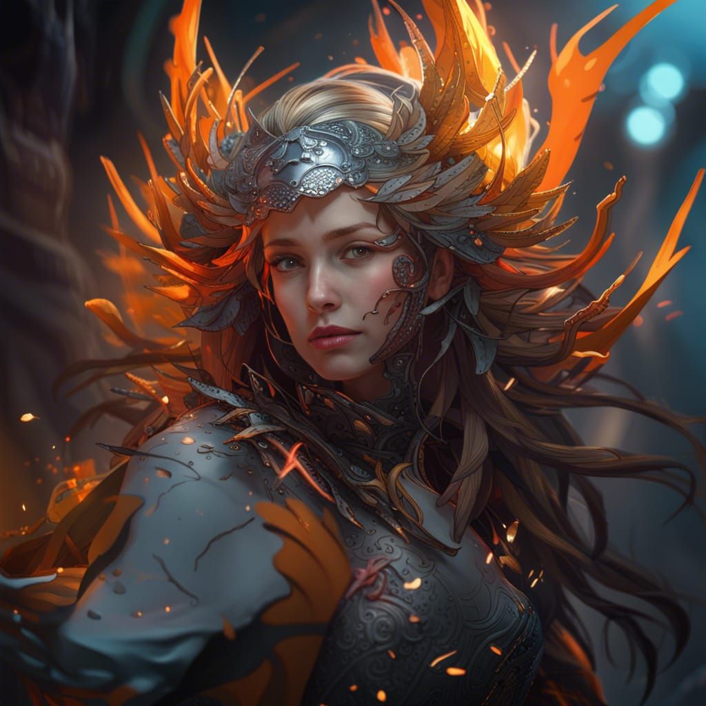 Fantastical Queen Concept Art in Deep Color