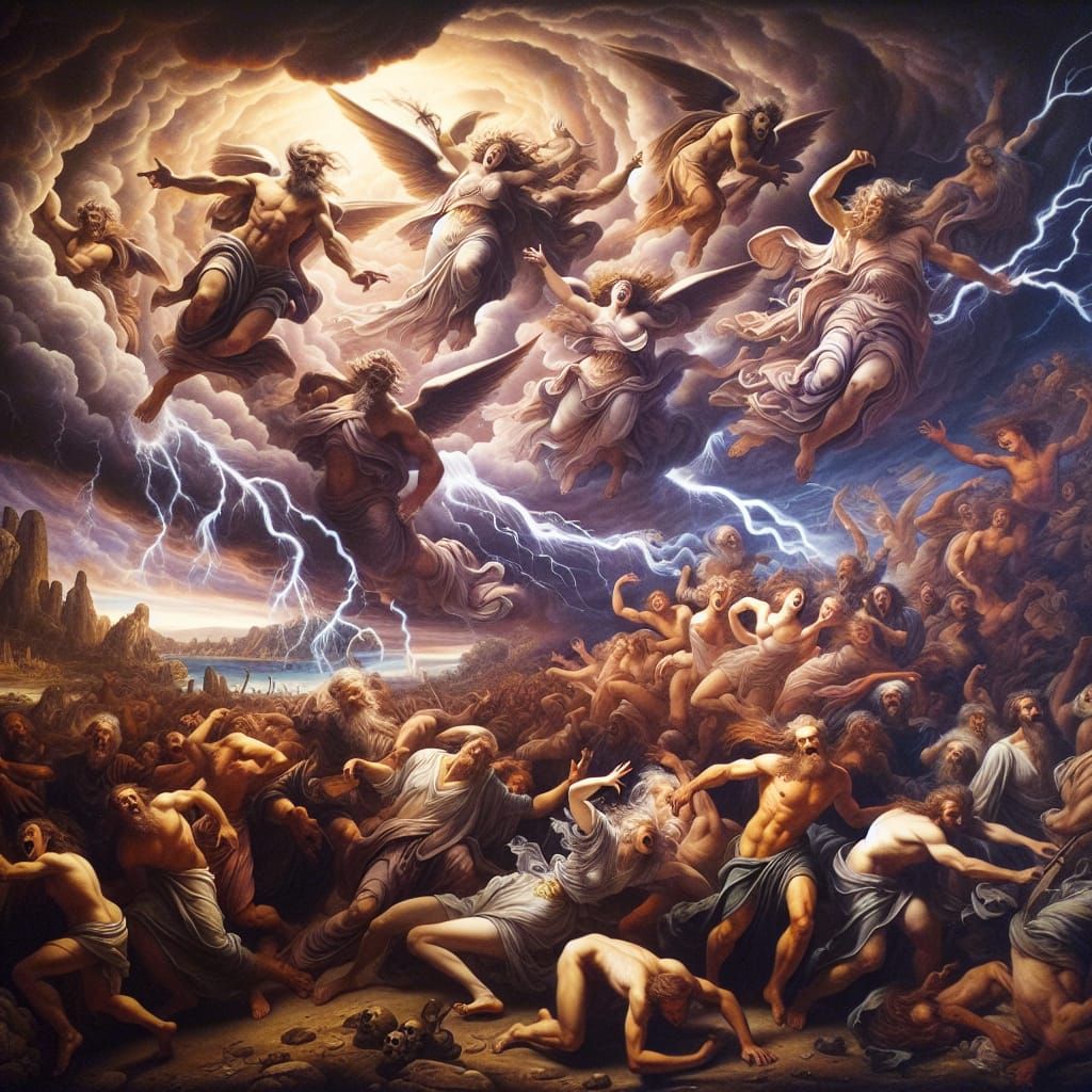 Wrathful Skies: Gods and Mortals in Dramatic Scene