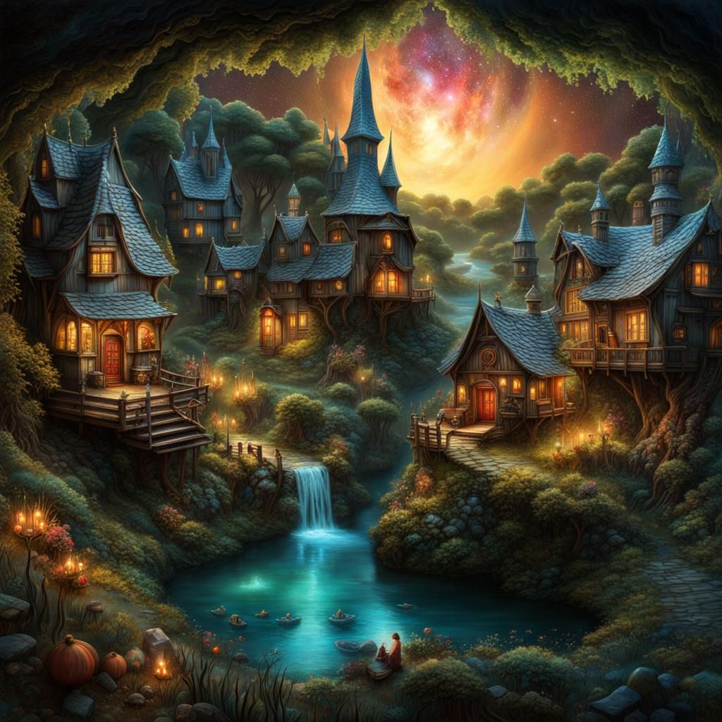 Haunted Countryside Village