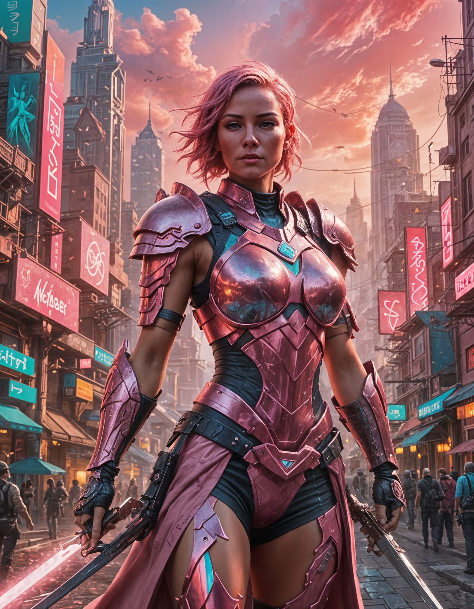 Pink October: Detailed Matte Painting for Breast Cancer Awar...