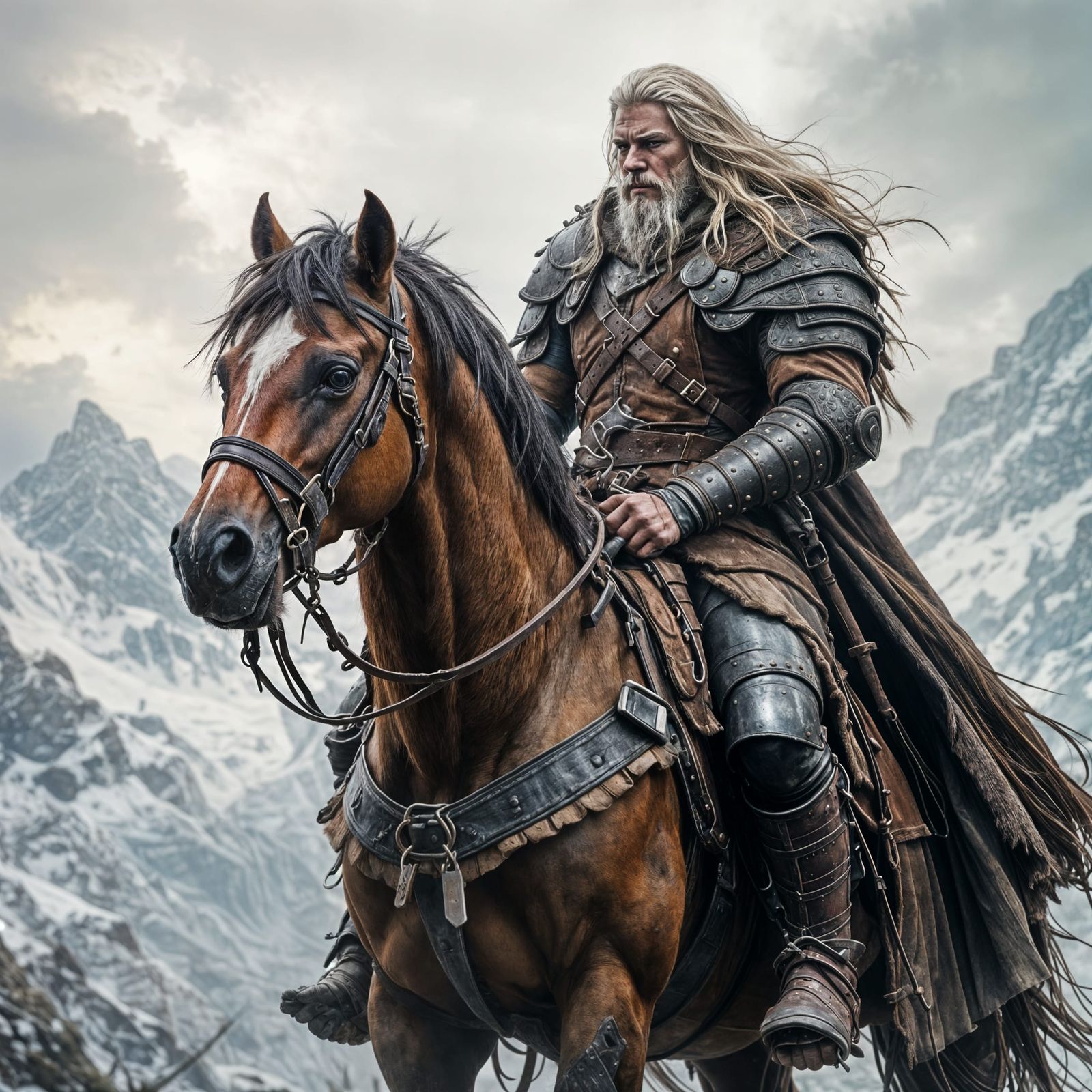 Riven and His warhorse Dax