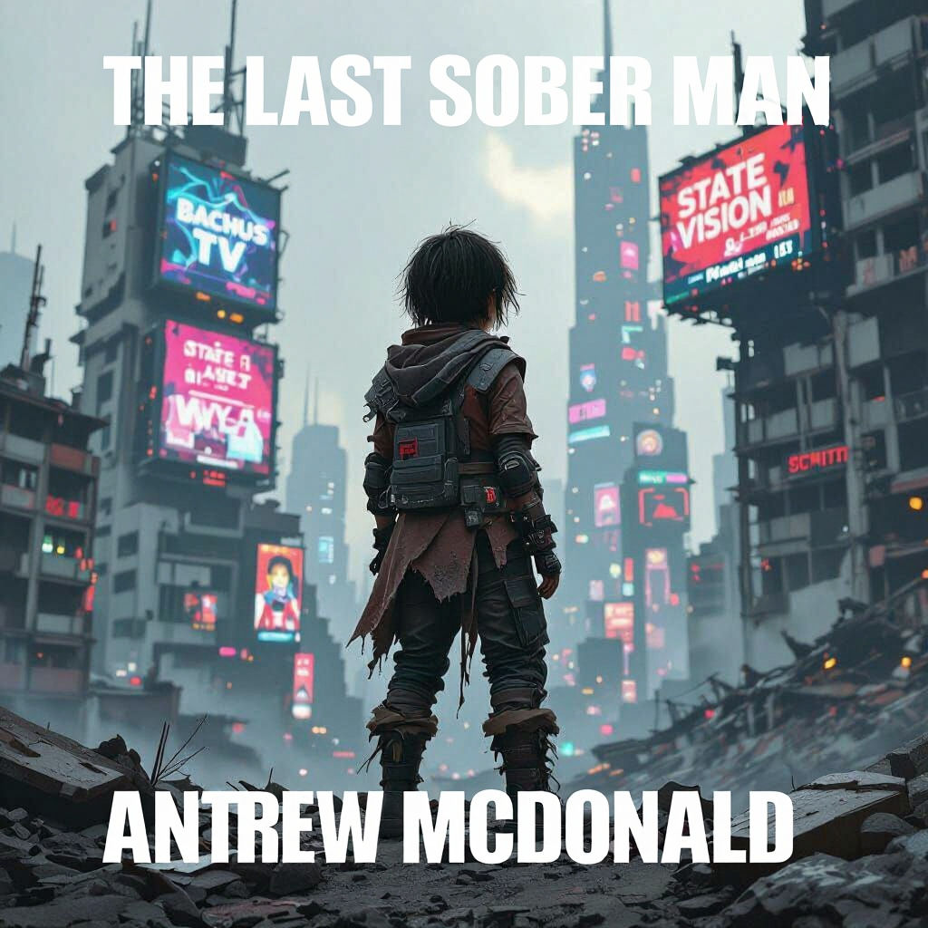 Dystopian Cityscape on Bacchus 9: Cyberpunk Rebel