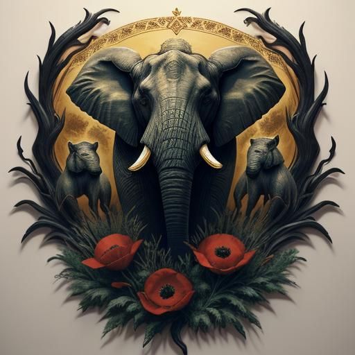 Gothic High Priestess in Dark Fantasy Art