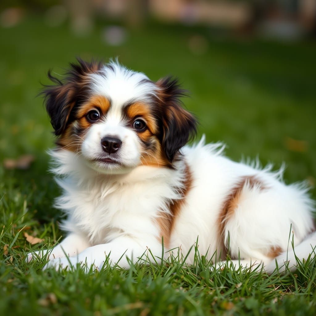 Smiling Puppy: An AI-Generated Image of Joy