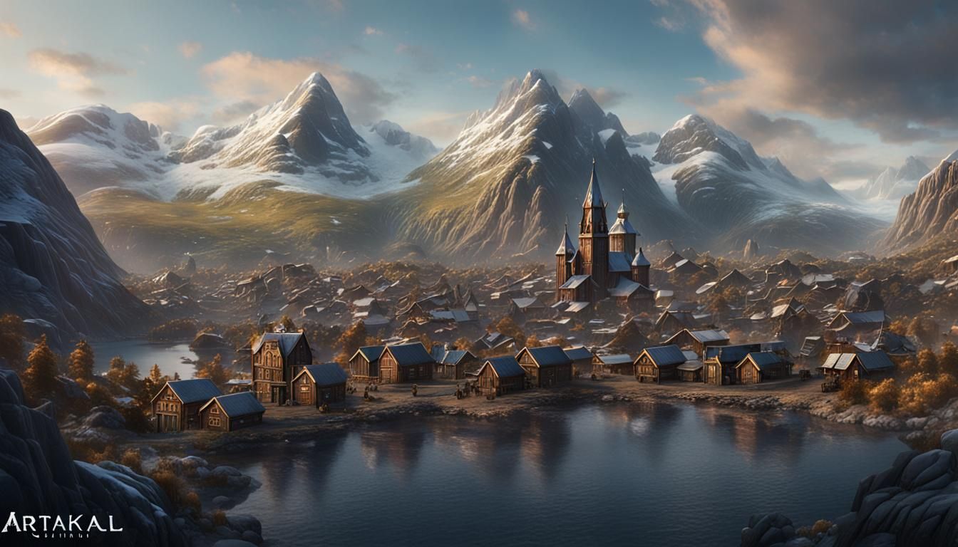 Alta, the capital city of Finnmark.