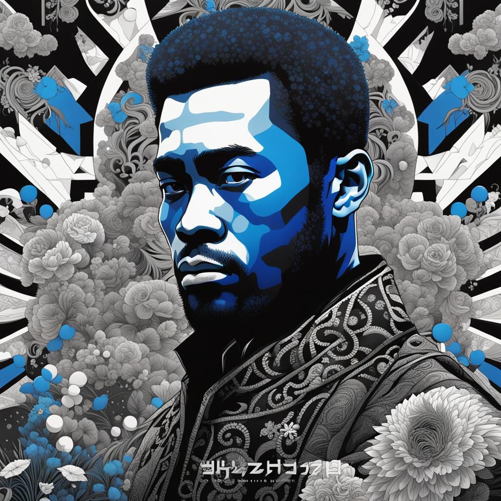 Dramatic Movie Poster in Yoh Nagao Style