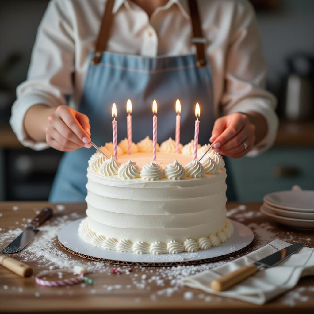 9 Steps to Baking a Realistic Birthday Cake