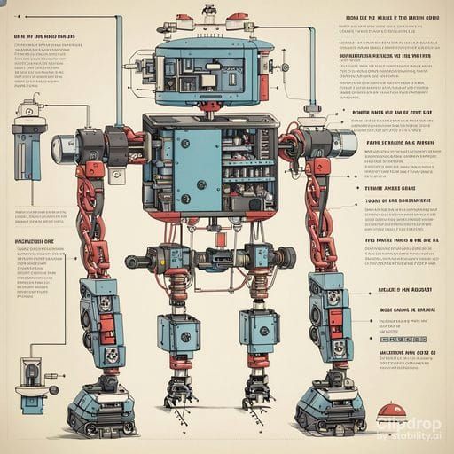 AI Generated Image Based on the Letter D