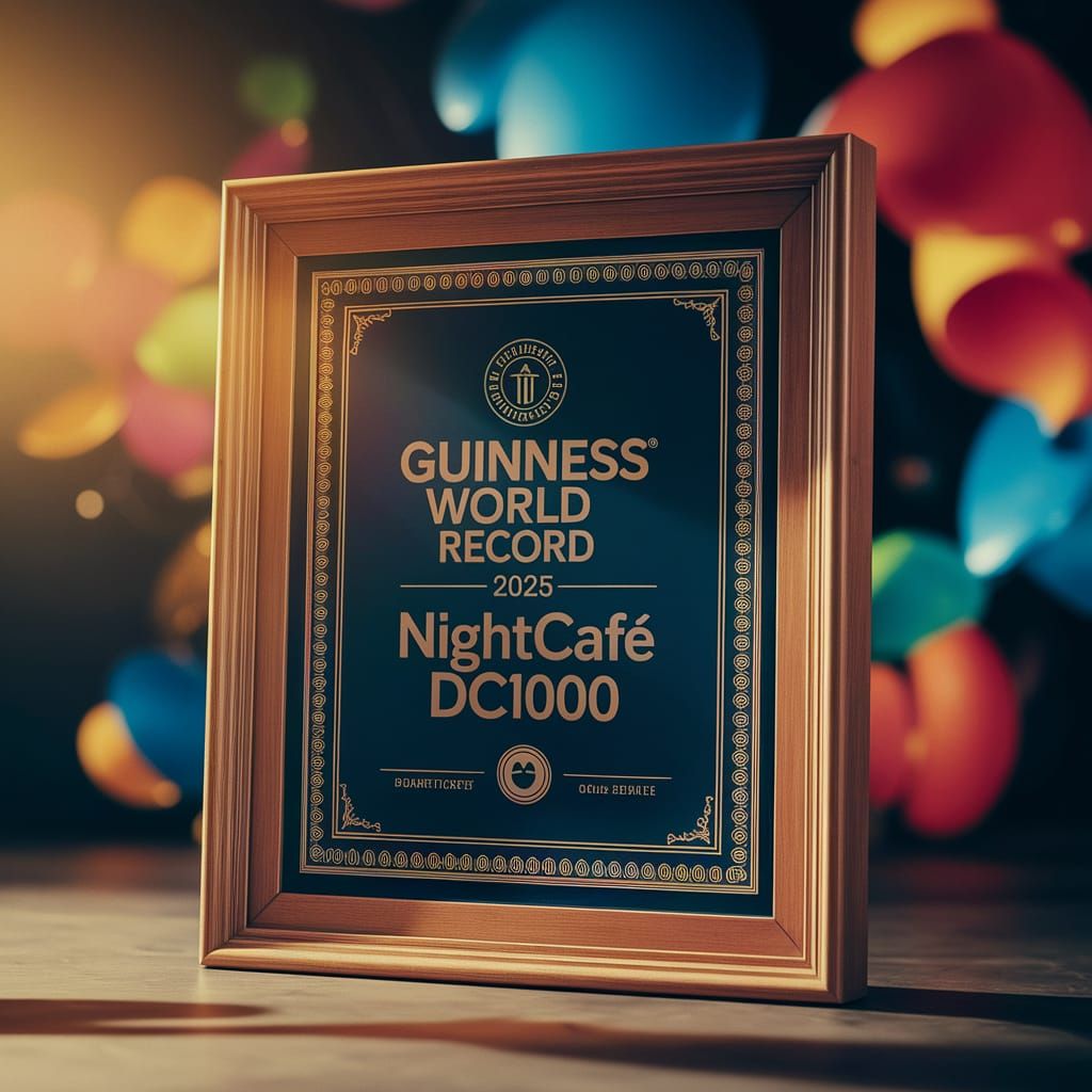 Guinness World Record 2025 Nightcafé DC1000