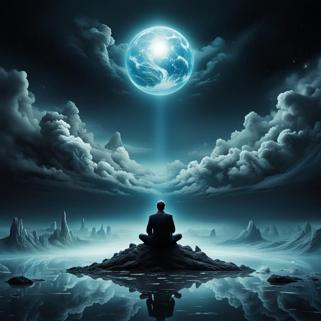 Realistic Dream of Complete Nothingness with Unnatural Color...