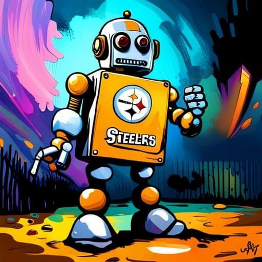 American Football Comic Book Art