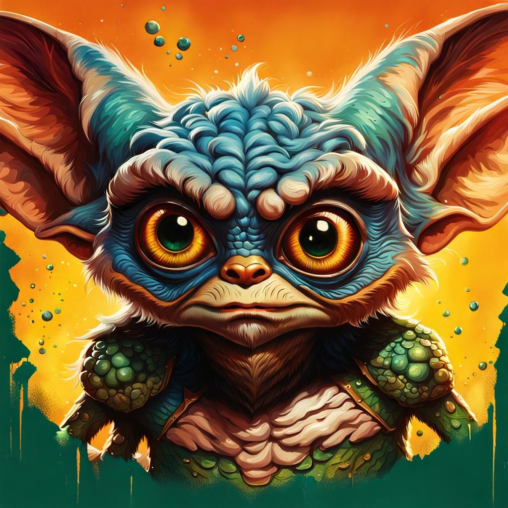 Hyperrealistic Gremlins Concept Art