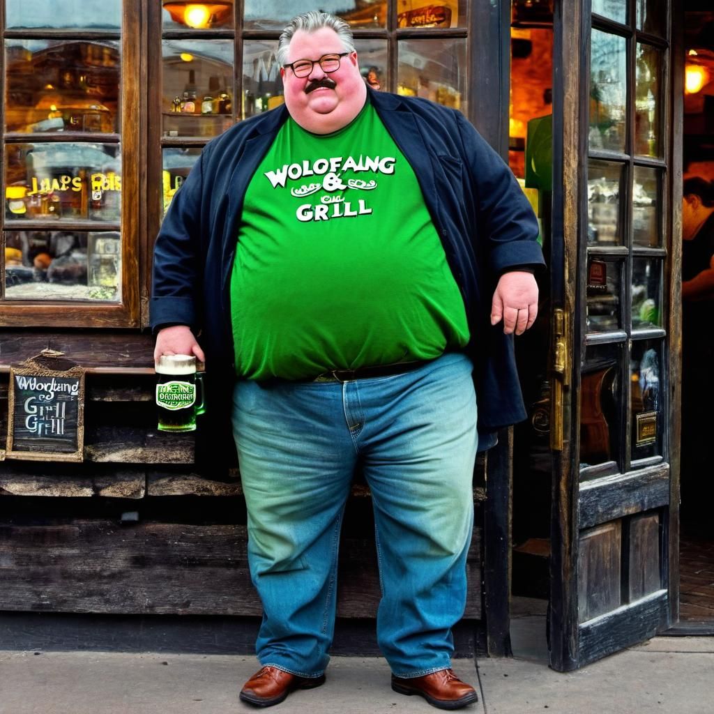 Obese Bar Owner at Wolfgang Bar and Grill