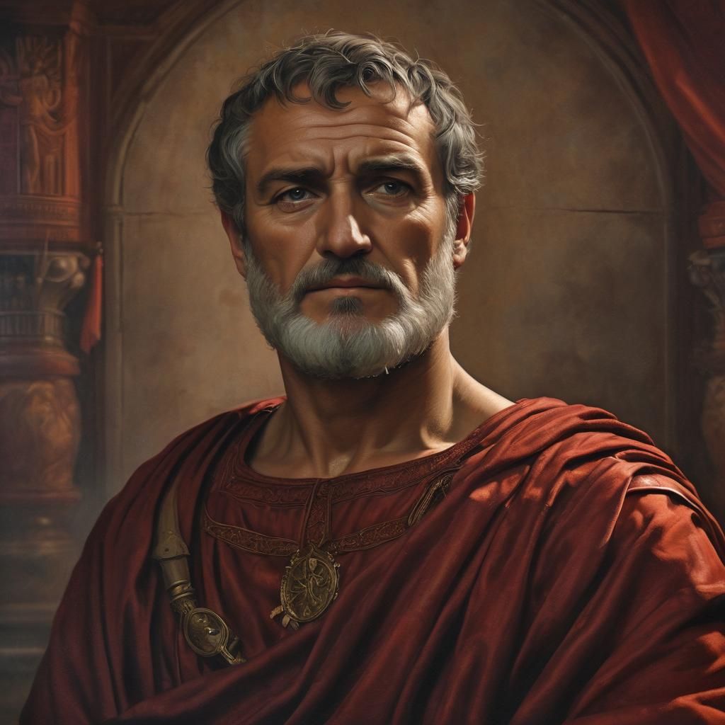 Roman Senator Oil Painting Masterpiece: SPQR Forum