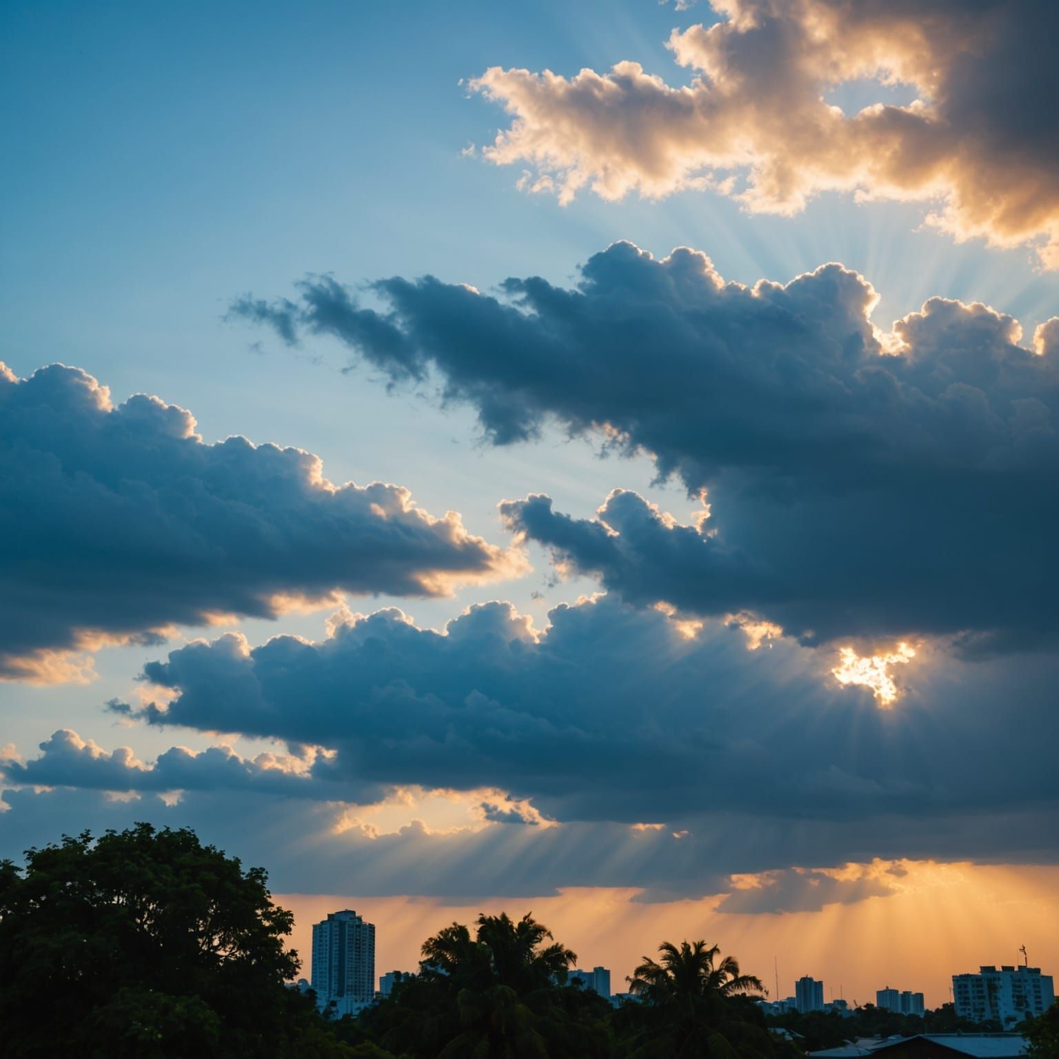 Dual Sky: Rain on One Side, Sun on the Other