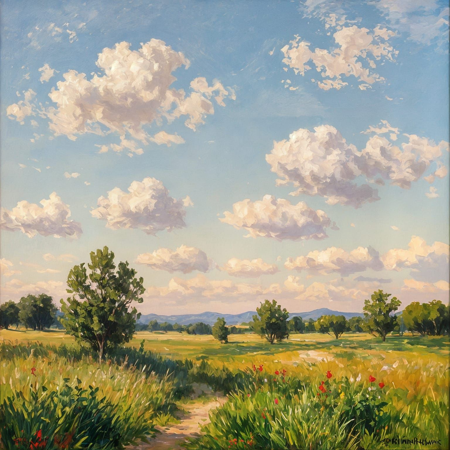 Abstract Air: An AI Generated Minimalist Art