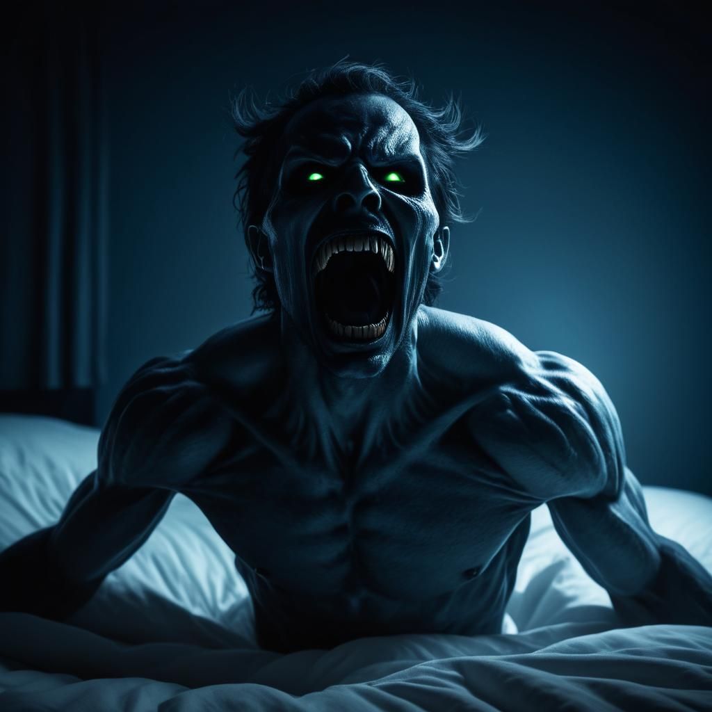 Horrifying Sleep Paralysis Demon Screaming